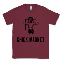 Burgundy chick magnet Classic Tee - linhVisuals