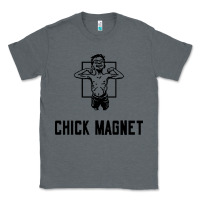 Charcoal Heather chick magnet Classic Tee - linhVisuals