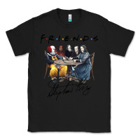 Black Horror friends Classic Tee - linhVisuals