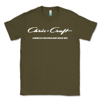 Army Green chris boat company Classic Tee - linhVisuals