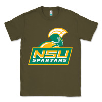 Army Green norfolk state spartans Classic Tee - linhVisuals