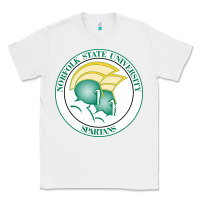 White norfolk state spartans Classic Tee - linhVisuals