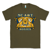 Army Green north carolina a&t aggies Classic Tee - linhVisuals