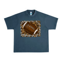 Midnight Navy leopard american football backround Urban Heavy Tee - RanaPortraitStore