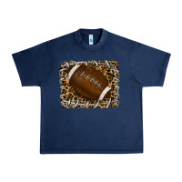 Navy leopard american football backround Urban Heavy Tee - RanaPortraitStore