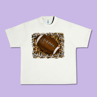 Leopard American Football Backround Urban Heavy Tee Designed By Ranaportraitstore