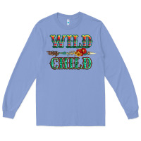 Colony Blue wild chıld serape sunflower and gemstone with arrow Long Sleeve Tee - Artiststas