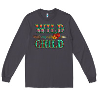 Wild Chıld Serape Sunflower And Gemstone With Arrow Long Sleeve Tee | Teevron