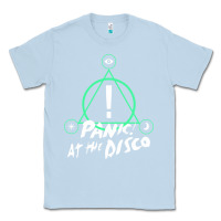 Dusty Blue PANIC! AT THE DISCO Classic Tee - linhVisuals