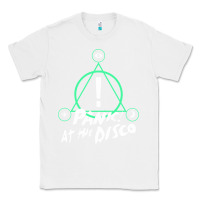 White PANIC! AT THE DISCO Classic Tee - linhVisuals