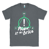 Charcoal Heather PANIC! AT THE DISCO Classic Tee - linhVisuals
