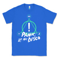 True Royal PANIC! AT THE DISCO Classic Tee - linhVisuals