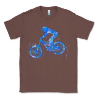 Chestnut downhill mountain bike t  shirt downhill mountain bike jump blue water Classic Tee - linhVisuals
