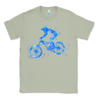 Matcha downhill mountain bike t  shirt downhill mountain bike jump blue water Classic Tee - linhVisuals