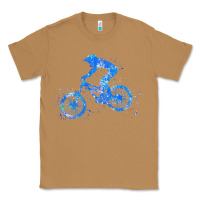 Toasted Coconut downhill mountain bike t  shirt downhill mountain bike jump blue water Classic Tee - linhVisuals