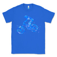True Royal downhill mountain bike t  shirt downhill mountain bike jump blue water Classic Tee - linhVisuals