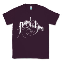 Plum PANIC! AT THE DISCO Classic Tee - linhVisuals