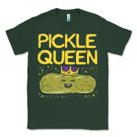 Sports Green are you the pickle queen womens funny pickle gifts premium t shirt Classic Tee - linhVisuals