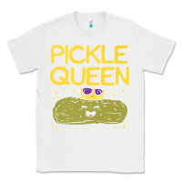White are you the pickle queen womens funny pickle gifts premium t shirt Classic Tee - linhVisuals