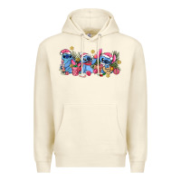 Sandshell pink christmas stitch and gifts Premium Hoodie - AdoDesignShop