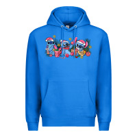True Royal pink christmas stitch and gifts Premium Hoodie - AdoDesignShop