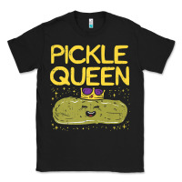 Black are you the pickle queen womens funny pickle gifts premium t shirt Classic Tee - linhVisuals