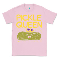 Bubblegum Pink are you the pickle queen womens funny pickle gifts premium t shirt Classic Tee - linhVisuals