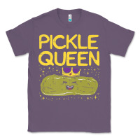 Lavender are you the pickle queen womens funny pickle gifts premium t shirt Classic Tee - linhVisuals