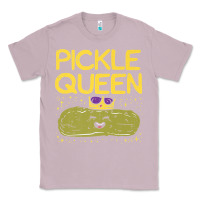Lilac are you the pickle queen womens funny pickle gifts premium t shirt Classic Tee - linhVisuals