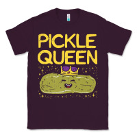 Plum are you the pickle queen womens funny pickle gifts premium t shirt Classic Tee - linhVisuals