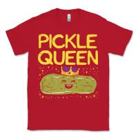 Red are you the pickle queen womens funny pickle gifts premium t shirt Classic Tee - linhVisuals