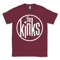 Burgundy The Kinks Classic Tee - linhVisuals