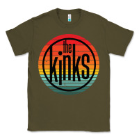 Army Green The Kinks Vintage Music Retro Classic Tee - linhVisuals
