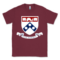 Burgundy upenn shield with banner Classic Tee - linhVisuals