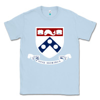 Dusty Blue upenn shield with banner Classic Tee - linhVisuals