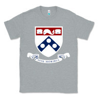 Heather Grey upenn shield with banner Classic Tee - linhVisuals