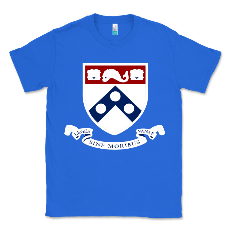 Upenn Shield With Banner Classic Tee by linhVisuals | Teevron