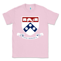 Bubblegum Pink upenn shield with banner Classic Tee - linhVisuals