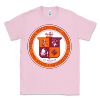 Bubblegum Pink virginia tech seal Classic Tee - linhVisuals
