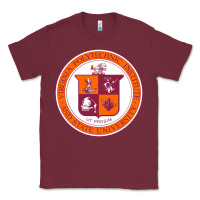 Burgundy virginia tech seal Classic Tee - linhVisuals