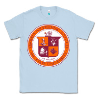 Dusty Blue virginia tech seal Classic Tee - linhVisuals