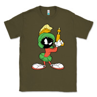 Army Green marvin the martian looney Classic Tee - linhVisuals