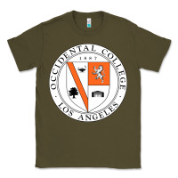 Army Green college of occidental Classic Tee - linhVisuals