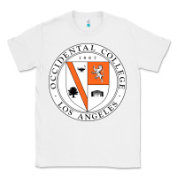 White college of occidental Classic Tee - linhVisuals