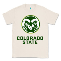 Natural colorado state rams Classic Tee - linhVisuals