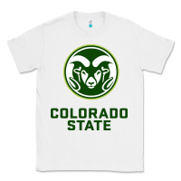 White colorado state rams Classic Tee - linhVisuals