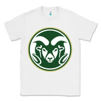 White colorado state rams Classic Tee - linhVisuals