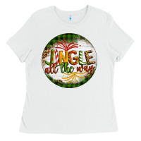 White Christmas Jingle Ladies Tee - Artiststas