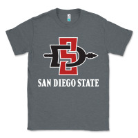 Charcoal Heather san diego state aztecs Classic Tee - linhVisuals