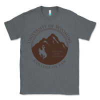 Charcoal Heather university of wyoming cowboys Classic Tee - linhVisuals